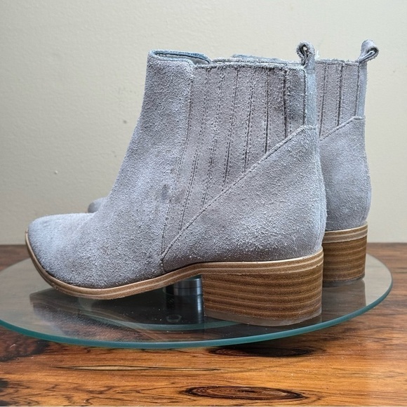 MARC FISHER Yolli Grey Suede Bootie - Picture 8 of 15